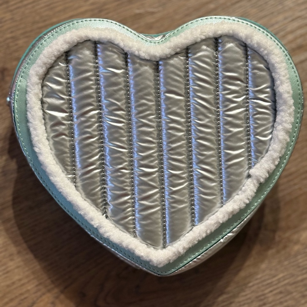 Limited edition Stoney Clover Land Heart-Shaped puffy pouch